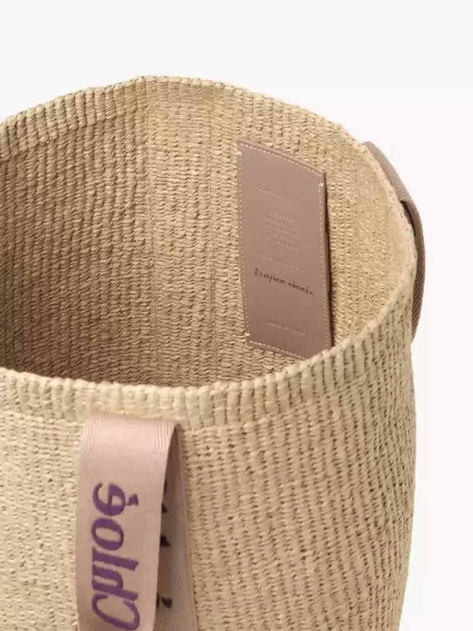 Large Woody basket in natural fibers Large Woody basket in natural fibers