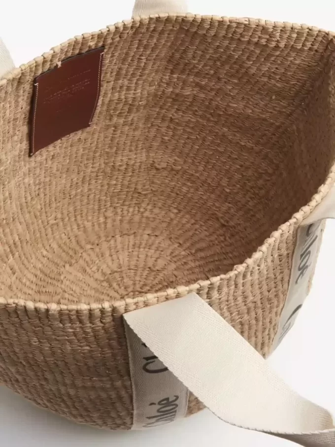 Large Woody basket in natural fibers Large Woody basket in natural fibers