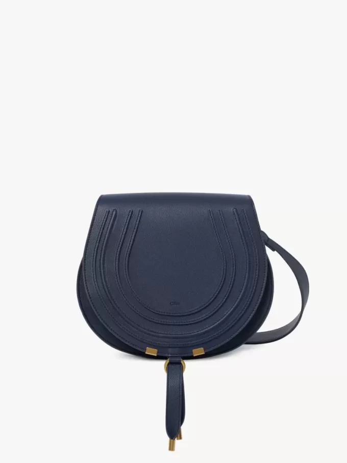Marcie saddle bag in grained leather Marcie saddle bag in grained leather