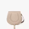 Marcie saddle bag in grained leather Marcie saddle bag in grained leather