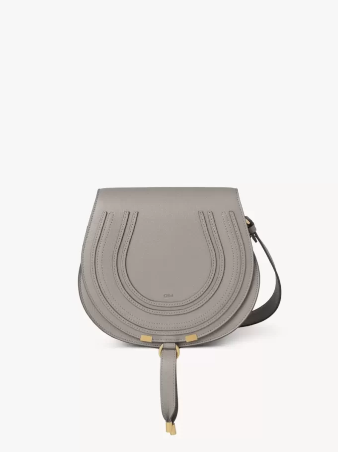 Marcie saddle bag in grained leather Marcie saddle bag in grained leather