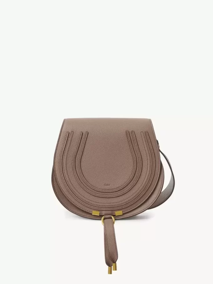 Marcie saddle bag in grained leather Marcie saddle bag in grained leather
