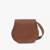 Marcie saddle bag in grained leather