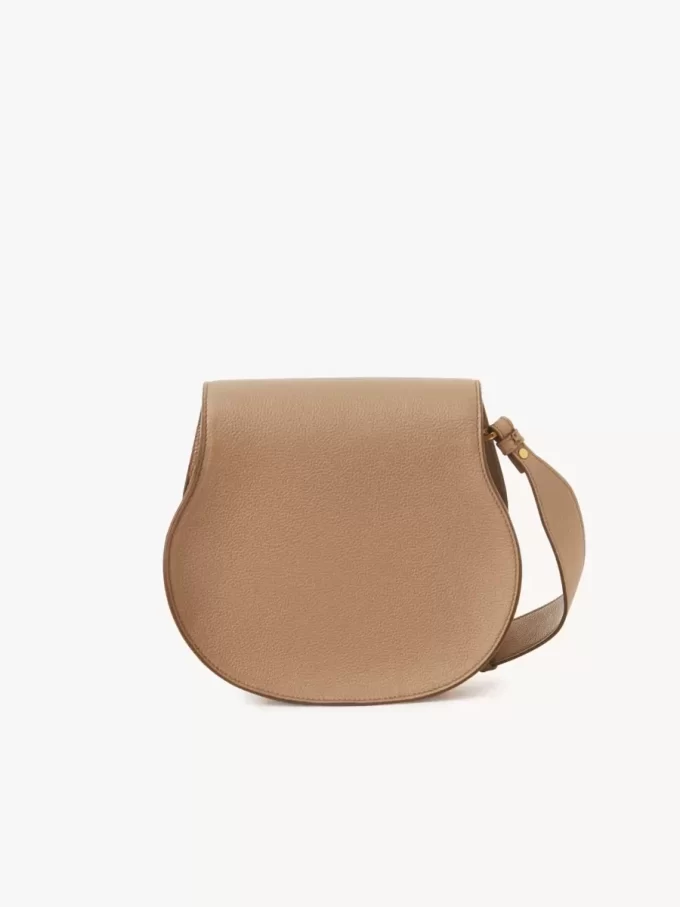 Marcie saddle bag in grained leather