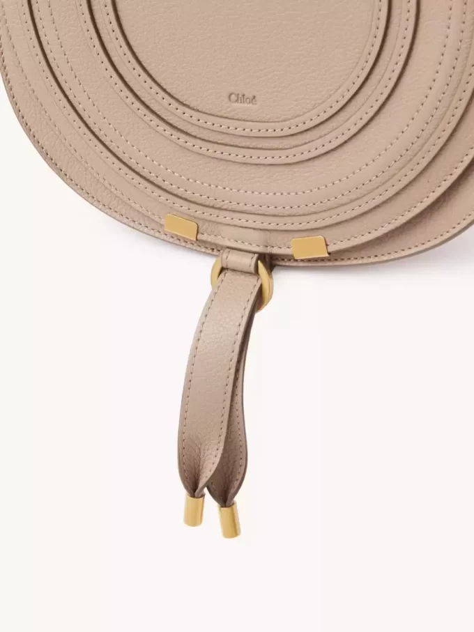 Marcie saddle bag in grained leather Marcie saddle bag in grained leather