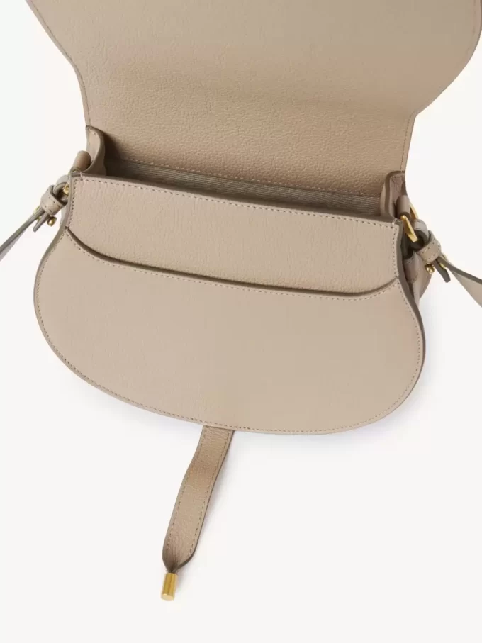 Marcie saddle bag in grained leather Marcie saddle bag in grained leather