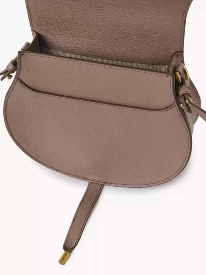 Marcie saddle bag in grained leather Marcie saddle bag in grained leather
