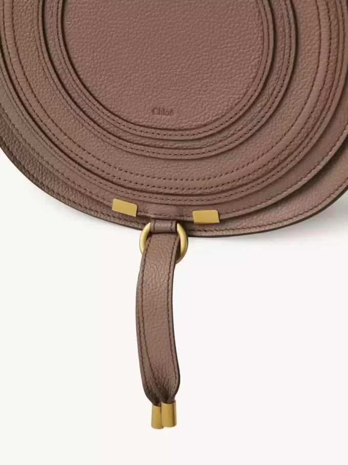 Marcie saddle bag in grained leather Marcie saddle bag in grained leather