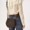 Marcie saddle bag in suede leather Marcie saddle bag in suede leather