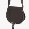 Marcie saddle bag in suede leather Marcie saddle bag in suede leather