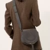 Marcie saddle bag in suede leather Marcie saddle bag in suede leather