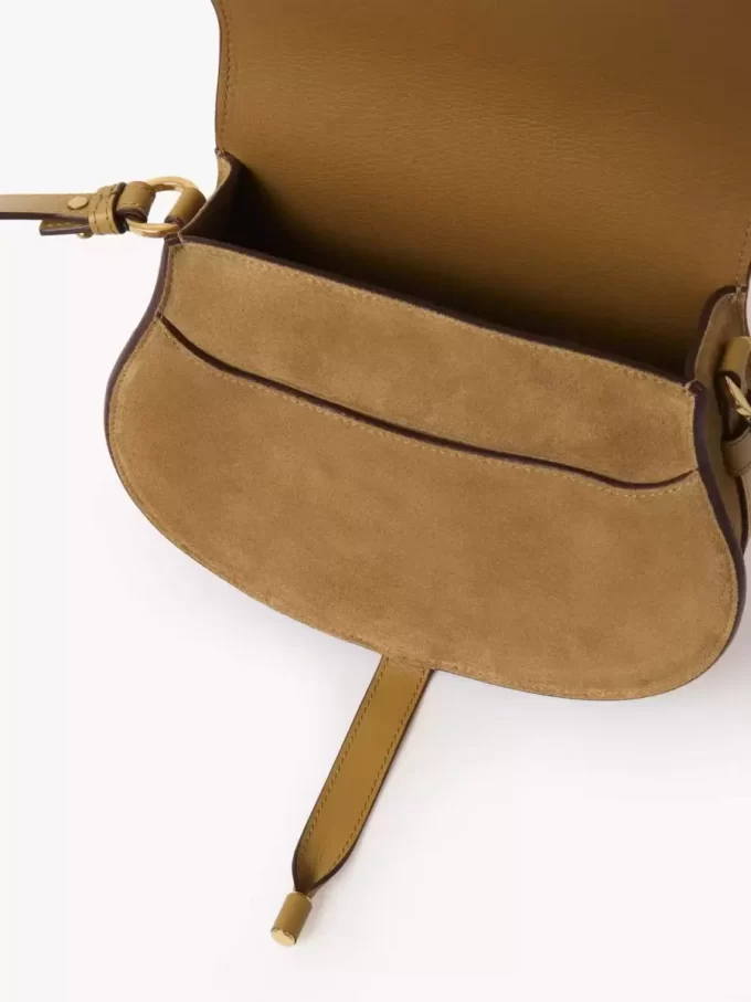 Marcie saddle bag in suede leather Marcie saddle bag in suede leather