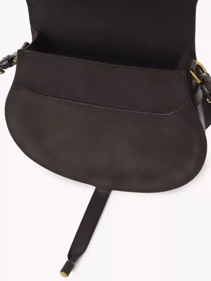 Marcie saddle bag in suede leather Marcie saddle bag in suede leather