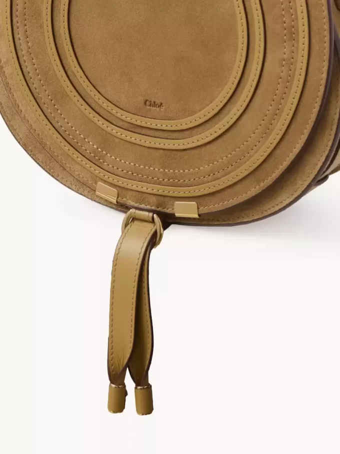 Marcie saddle bag in suede leather Marcie saddle bag in suede leather