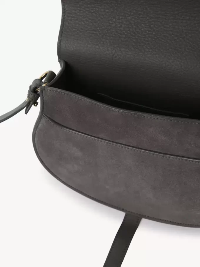 Marcie saddle bag in suede leather Marcie saddle bag in suede leather