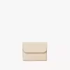 Mini Alphabet tri-fold in grained leather Mini Alphabet tri-fold in grained leather