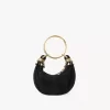 Mini Beaded Bracelet Hobo bag in suede leather Mini Beaded Bracelet Hobo bag in suede leather