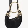 Mini Beaded Bracelet Hobo bag in suede leather Mini Beaded Bracelet Hobo bag in suede leather