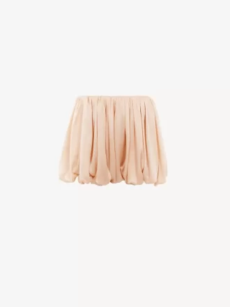 Mini bloomer shorts in silk charmeuse Mini bloomer shorts in silk charmeuse
