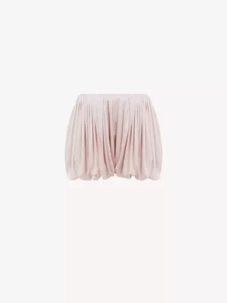 Mini bloomer shorts in silk charmeuse Mini bloomer shorts in silk charmeuse