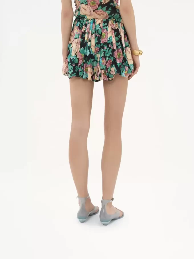 Mini bloomer shorts in silk charmeuse Mini bloomer shorts in silk charmeuse