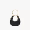 Mini Bracelet Hobo bag in grained leather Mini Bracelet Hobo bag in grained leather