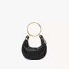 Mini Bracelet Hobo bag in grained leather Mini Bracelet Hobo bag in grained leather