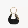 Mini Bracelet Hobo bag in suede leather Mini Bracelet Hobo bag in suede leather