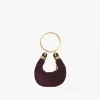 Mini Bracelet Hobo bag in suede leather Mini Bracelet Hobo bag in suede leather