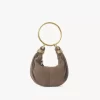 Mini Bracelet Hobo bag in suede leather Mini Bracelet Hobo bag in suede leather
