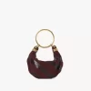 Mini Bracelet Hobo bag in suede leather & snakeskin Mini Bracelet Hobo bag in suede leather & snakeskin