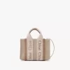 Mini Woody tote bag in linen Mini Woody tote bag in linen