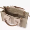 Mini Woody tote bag in linen Mini Woody tote bag in linen