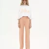 Oversized cropped logo T-shirt in cotton jersey Oversized cropped logo T-shirt in cotton jersey