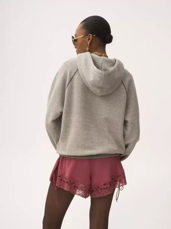 Oversized logo hoodie in a cotton fleece mix Oversized logo hoodie in a cotton fleece mix