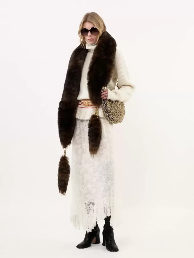 Oversized logo turtleneck sweater in a wool & mohair knit Oversized logo turtleneck sweater in a wool & mohair knit