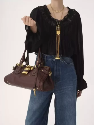 Paddington bag in grained leather