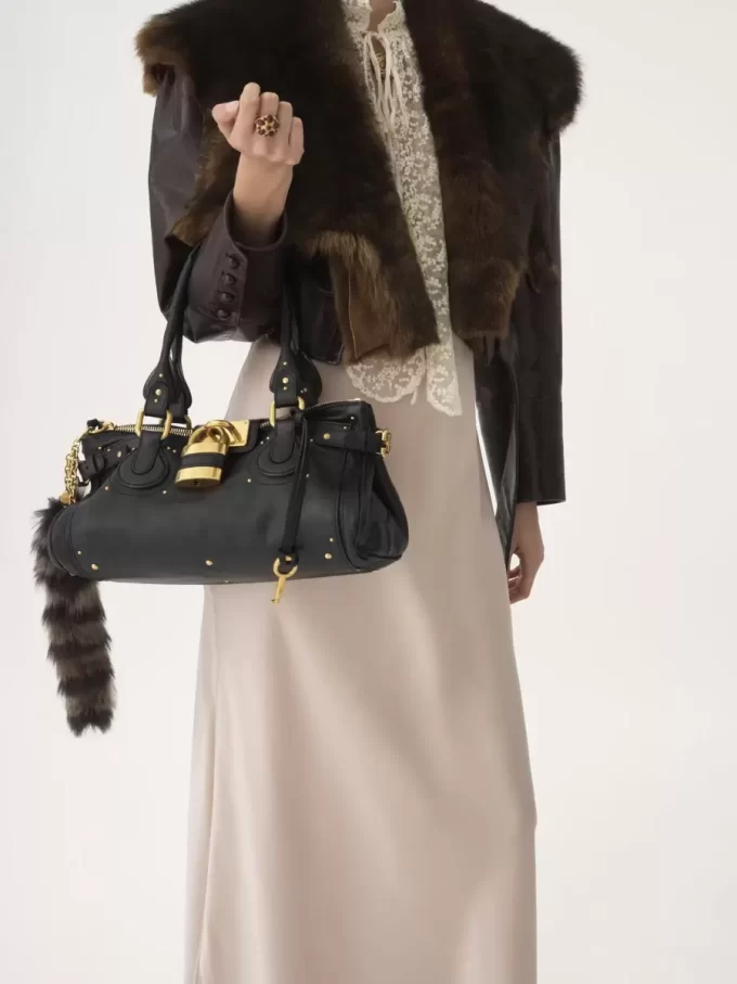 Paddington bag in grained leather Paddington bag in grained leather