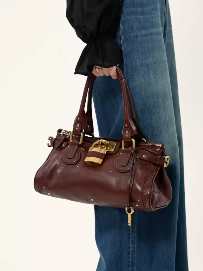 Paddington bag in grained leather