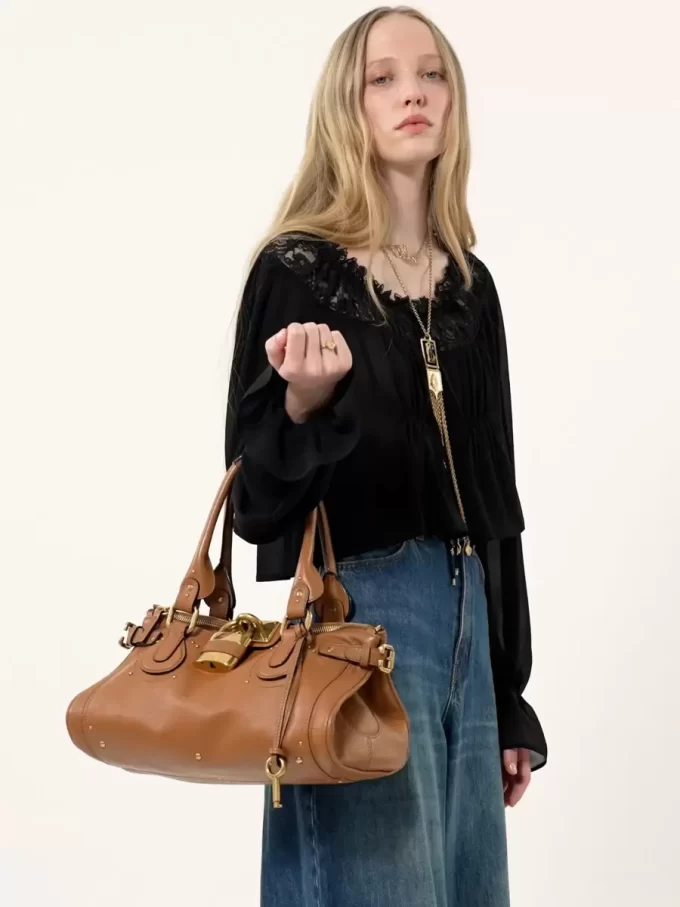 Paddington bag in grained leather Paddington bag in grained leather