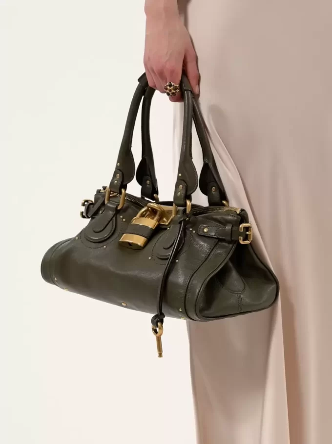 Paddington bag in grained leather Paddington bag in grained leather