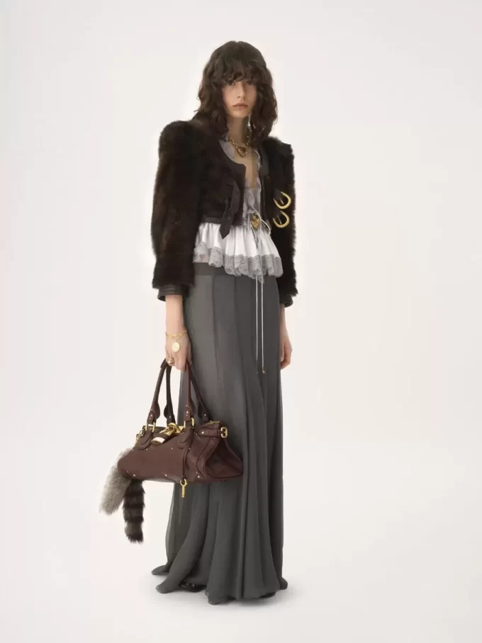 Paddington bag in grained leather