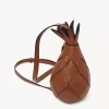 Pineapple shoulder bag in grained leather Pineapple shoulder bag in grained leather