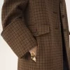 Riding coat in houndstooth wool Riding coat in houndstooth wool