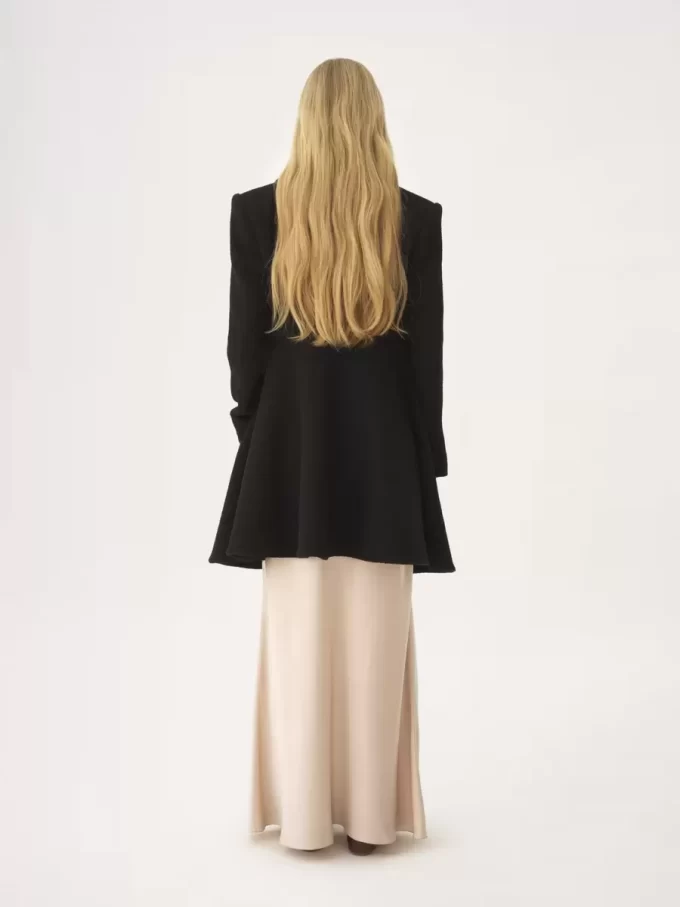 Riding coat in wool bouclette Riding coat in wool bouclette