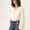 Round-neck cardigan in a wool & cashmere knit Round-neck cardigan in a wool & cashmere knit