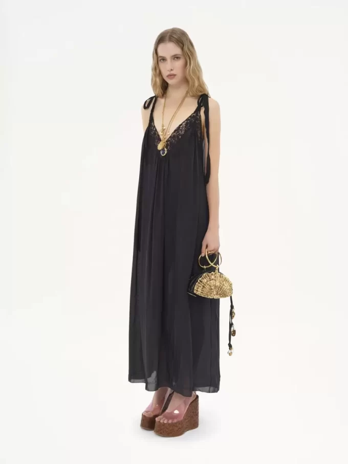 Sea Treasures Shell zipped clutch in soft leather & metal Sea Treasures Shell zipped clutch in soft leather & metal