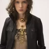 Short blouson in leather Short blouson in leather