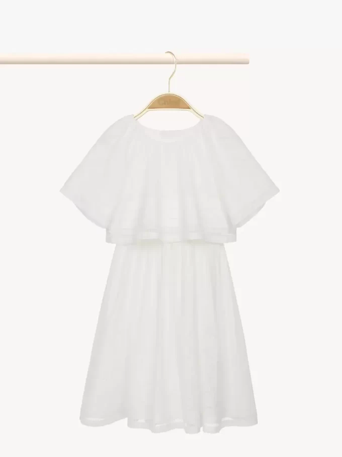 Short-sleeve long dress