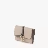 Small Alphabet tri-fold in grained leather Small Alphabet tri-fold in grained leather
